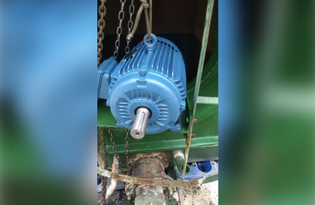 Remoção e instalação de equipamentos